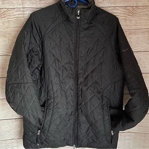 Nike Black Quilted Jacket